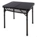 Aktive Mesa plegable camping maletín pequeña Negro