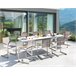 Beliani Conjunto de comedor VALCANETTO/COSOLETO Blanco/ Beige