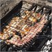 WELL HOME - Parrilla para hamburguesas Grill Rack antiadherente Negro