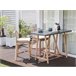 Beliani Conjunto bistro TALAMONE Gris/ Madera