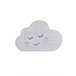 Alfombra infantil forma nube CANDY - ATTICGO 80x120 Plateado