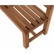 Banco de jardín - Augusta - Madera 150x50 Marron