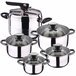 Set De Olla A Presión 5 L Sip Duna + Batería Cocina 8 Piezas Sip Cromo