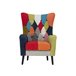Sillón CIRCO estampado patchwork Multicolor