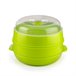 Vaporera Doble para Microondas IG814038 Verde