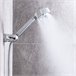 Alcachofa de Ducha Doble con Dispensador 3 en 1 Plateado
