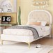 Marco de la cama 200x90 Beige