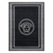 Alfombra lavable ANDRE 2031 Marco medusa griego 120x170 Negro