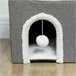 Casa para Gatos MDF, Sisal PawHut Gris