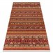 Alfombra KESHAN franjas oriental 7685/53578 80x145 Terracota
