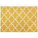 Beliani Alfombra de pelo corto SILVAN 160x230 Amarillo