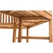 Banco de jardín - Kenna - Madera 200x100 Marron