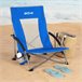 Aktive Pack 4 sillas plegables playa con bolsillo Azul
