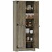 Alacena de Cocina Melamina de Madera, MDF HOMCOM, hogar - cocina Gris