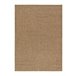 Alfombra exterior/interior geométrica efecto yute ACRA - ATTICGO 80x150 Natural