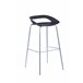 Taburete alto STAR fijo 86,5 cm de alto Negro