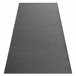 Alfombra con refuerzo de goma RUMBA 70x200 Negro/ Gris