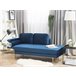 Beliani Chaise longue izquierdo Terciopelo MIRAMAS Beliani Chaise longue izquierdo Terciopelo MIRAMAS Azul Marino