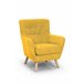 Sillón de tela KISS Amarillo