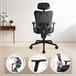 Silla de oficina - Elisha - Tela Negro