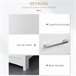 Armario de Baño MDF kleankin, hogar - baño Marron