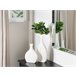 Beliani Jarrón decorativo THAPSUS Blanco