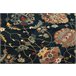 Alfombra de lana SUPERIOR LATICA 100x150 Azul Marino