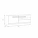 Mueble tv 1 puerta 2 cajones MONTREAL Blanco Brillo