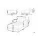 Beliani Chaise longue Poliéster ABERDEEN Grafito