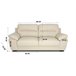 Sofá de piel RICHARD Beige
