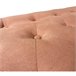 Banco puf baúl en terciopelo 140x50 Naranja