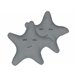 Beliani Cojín decorativo BHOPAL 40x40 Gris