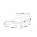 Beliani Cama con somier Terciopelo AMBERT 168x212 Gris
