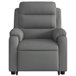 Sillón Elevable Reclinable Gris Oscuro