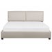 Beliani Cama de agua Poliéster BELFORT 191x212 Beige