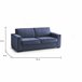 Sofá Cama grande de 2 plazas Daabi Azul Marino