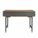 Consola rectangular, madera y acero 7171 Gris Oscuro
