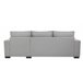 Chaise longue con cama MARLON reversible 3 plazas gris Gris