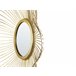 Beliani Espejo decorativo SENS Dorado
