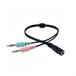 Auricular Equip Life con micrófono jack Negro