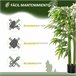 Bambú Artificial PE HOMCOM, hogar - decoración hogareña Verde