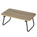Max Home Mesa auxiliar para cama plegable multiusos madera Negro/ Madera