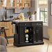 Isla de Cocina con Tablero Extensible FKW71-SCH SoBuy 115 Isla de Cocina con Tablero Extensible FKW71-SCH SoBuy 115 Negro