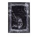 Alfombra lavable MIRO 51278.810 Mármol griego 160x220 Negro
