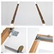 Mesa extensible Helga 120, 6 sillas Nora Blanco