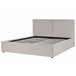 Beliani Cama con somier Poliéster MOISSAC 197x224 Beige