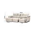 Chaise longue con cama BENSON Gris