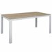 Set de jardín con mesa y 6 sillas ANZIO color gris Blanco
