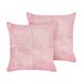 Beliani Cojín decorativo MILLET 43x43 Rosa