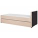 Beliani Cama con somier Bouclé MARMANDE 86x214 Beige